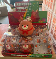 En gros, Jouet de bureau anti-stress à thème de Noël, Bonhomme de neige en TPR souple et compressible, à récupération lente, Fidget de Noël