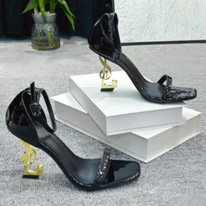 Sandales à talons hauts décontractées d'été de qualité supérieure pour femmes, talons élégants et luxueux, idéales pour les cérémonies de mariage et les fêtes - Product Image 4