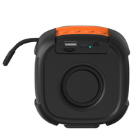 Haut-parleur portable OEM Bluetooth 5.3 avec cordon, 4 touches, son grave 5W, lumières RGB, étanche, TWS, 800 mAh, Type-C, pour soirées à domicile