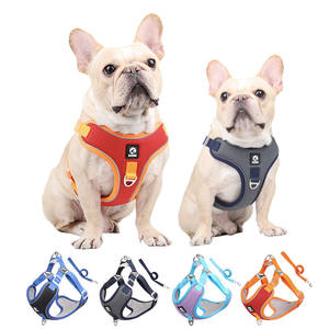 Arnés de seguridad para perro, accesorio ligero y personalizado, suave, ajustable, acolchado, capa de aire, con correa de goma, nuevo - Product Image 1