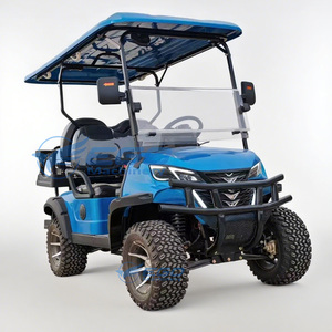 Voiturette de golf électrique économique 4 places à bas prix à vendre, châssis monobloc, 4 roues indépendantes, prix d'usine - Product Image 2