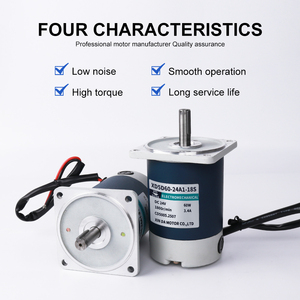 Tốc độ cao 60W/12V/24V <span class=keywords><strong>DC</strong></span> động cơ 3000rpm xe đạp Micro chải <span class=keywords><strong>DC</strong></span> về phía trước và ngược lại nam châm vĩnh cửu xây dựng - Product Image 2