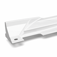 Extensions de bas de caisse brillantes pour berline, kit carrosserie aérodynamique sport, accessoires extérieurs automobiles