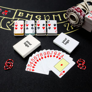 制造商300Gsm黑色核心甲板纸扑克扑克牌标志印刷iskanbil Destesi个性化定制纸扑克牌 - Product Image 4