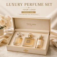 Set de Regalo de Mini Perfumes de Lujo Personalizados para Mujer y Hombre, Marca Privada para Boutique, Empaque Personalizado