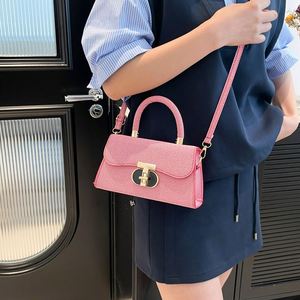 High Quality Handbags for Women Luxury Retro Lock Crossbody Shoulder Bag Color Blocking Small <b>square</b> Bag - Product Image 3