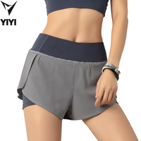 Shorts Deportivos Personalizados para Mujer, Transpirables, con Elasticidad en Cuatro Direcciones, Banda Elástica Ajustable, Secado Rápido y Bolsillo Interior
