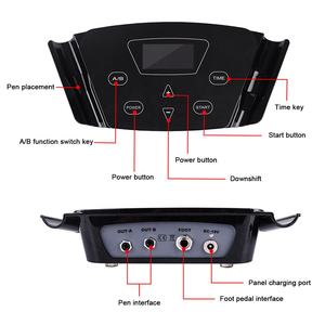 OemプロフェッショナルブラックパールフラックスタトゥーPmuコンプリートガンパーツデジタルフルキット眉毛ロータリーペンタトゥーマシンセット - Product Image 3