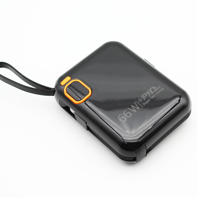 2026 New DX131 66W 10000mAh Portable Power Bank Fast Charging Power Bank Smart Mini Power Banks With Charging Cable