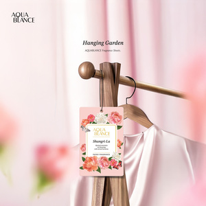 Natural Odor Absorber Shangri-La Car <b>Air</b> Freshener <b>Air</b> <b>Purifying</b> Paper Card Aroma Design Hanging Freshener for Wardrobe Closet - Product Image 1