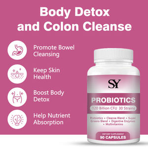 Le migliori capsule probiotiche di vendita con 120 miliardi di CFU e multivitaminici migliorano la funzione intestinale aiutano a bilanciare il livello di pH intestinale - Product Image 6