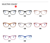 Nouvelles lunettes de blocage de la lumière bleue pour femmes mode lunettes décoratives pour ordinateur optique avec cadre PC diamant visage forme Match