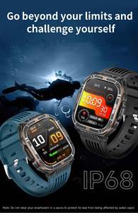 <strong>ERON</strong> Trending HT38 IP68 Waterproof Smartwatch Compass Sleep Monitoring Voice Assistant Physiological Cycle Fashion Smart Watches - Product Image 5
