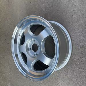 Ruedas de aleación de aluminio de 14-15 pulgadas de alta calidad GPWYK Diseño de cinco radios 35mm Offset 100mm PCD para modificación de automóviles de pasajeros <span class=keywords><strong>Upgr</strong></span> - Product Image 4