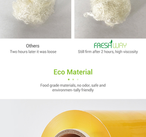 Rollo de película adhesiva de superPVC personalizado, antivaho, mantenimiento fresco, envoltura de alimentos, supermercados, restaurantes, caja de papel, cremalleras de plástico - Product Image 3