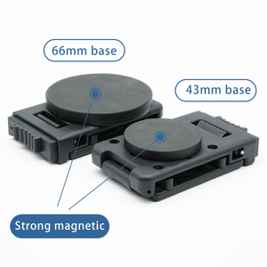 שחרור מהיר neodymium גומי מצופה פלסטיק חגורה מגנטים חגורה מגנטים קליפים - Product Image 4