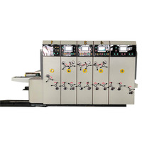 Machine d'impression flexographique rotative à grande vitesse pour boîtes en carton ondulé avec alimentateur automatique de feuilles