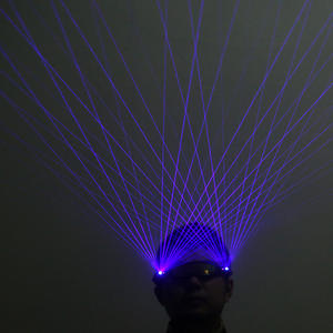 Costume LED laser unisexe en acrylique Cyberpunk, lasers multi-faisceaux rechargeables, costumes de films et de séries télévisées, fêtes de Noël - Impression numérique - Product Image 3