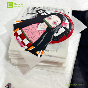 Goode Wholesale - Pegatinas de Transferencia de Calor DTF Personalizadas para Ropa, Camisetas, Textiles, Alta Resolución, Lavables, Termoadhesivas, Dibujos Animados, Manga - Product Image 2
