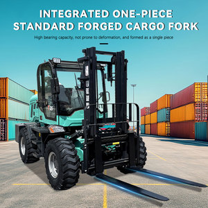 ISO CE認証取得済みの紅旗牌CPCD 4WDディーゼル<span class=keywords><strong>3</strong></span>トン屋内全地形対応アーチキュレート式フォークリフト、2段マスト、ソリッドタイヤ、シート式 - Product Image 5