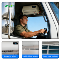 Aire Acondicionado Universal para Estacionamiento de Vehículos, Silencioso, 24v 12v, para Camiones, Autocaravanas, Casas Rodantes, Vehículos de Ingeniería