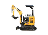 Vente en gros d'excavatrice compacte Sany SY18C de 2 tonnes, machine de terrassement sur chenilles, excavatrice compacte Sany SY18C à vendre
