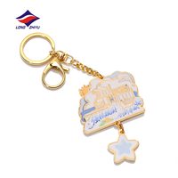 Longzhiyu – Porte-clés métallique 2D/3D personnalisé sur mesure, souvenirs touristiques, nouveau porte-clés avec logo personnalisé et chaîne – 20 ans d'expérience