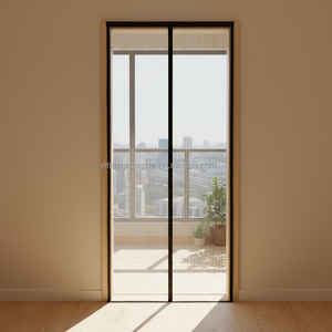 <span class=keywords><strong>Moustiquaire</strong></span> magnétique noire moderne en polyester pour portes et balcons - Product Image 1