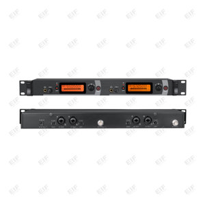 OEM EIF DS300 High Quality Dual Channel Wireless In Ear Monitor System Lightweight Professional IEM with XLR for Performance - Product Image 4