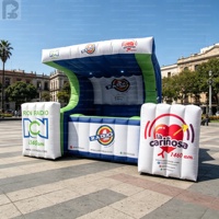 Tente Gonflable Géante Personnalisée avec Logo, Fauteuil Trône Gonflable Portable, Stand Pop-up pour Événements Extérieurs, Salons Professionnels, Promotion en Bord de Route/Expositions