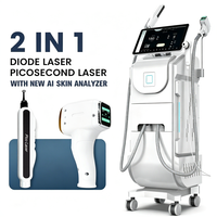 Лазерный аппарат Perfectlaser с тремя длинами волн, 1200 Вт, для перманентного удаления волос и пикосекундного удаления татуировок, 2-в-1