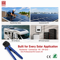 Pince à sertir robuste pour connecteurs photovoltaïques, outil d'installation solaire PV avec cliquet