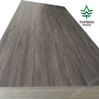 Panneau de contreplaqué en peuplier de première qualité, placage de pin, 1220x2440 mm, E1, écologique, surface poncée, décoration, coffrage