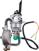 Kit de conversion de carburateur GPL GNC à double carburant pour une utilisation avec des générateurs de 4.5 à 6 KW GX390 GX340 GX420 188F Comprend un accélérateur manuel