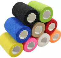 Bande de sport colorée de qualité, auto-adhésive, élastique, protectrice, 10 cm de largeur, 4,5 m de longueur, respirante, légère, pour chevaux