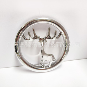 Plastic Decorative Buckle Antler Shape 129mm Diameter Gold Silver Modern Furniture <b>Hardware</b> High Quality - Product Image 4
