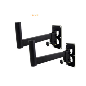 K-3009-1-1B Adjustable Crank up Heavy Duty Metal Wall Mount Holder Studio <b>Speaker</b> <b>Stands</b> 40kg Capacity - Product Image 1
