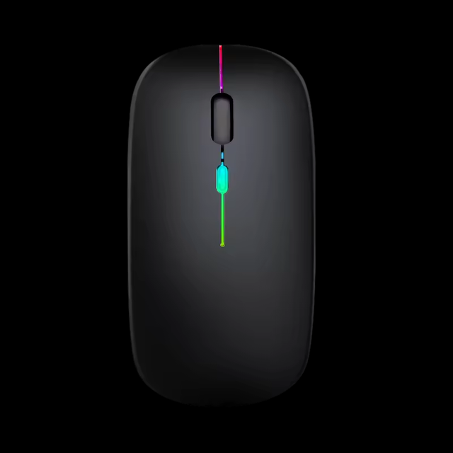 Wireless Mouse BT 2.4G RGB Rechargeable Mouse Wireless Computer LED Backlit Ergonomic Gaming Mouse for Laptop PC