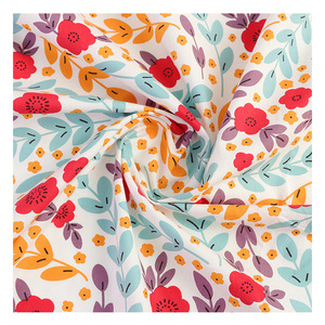 Tela Liberty Cotton London, sensación de <span class=keywords><strong>mano</strong></span> suave, tela de césped de algodón con estampado personalizado de flores pequeñas para edredón - Product Image 3