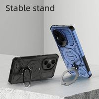 Étui de téléphone de luxe KAOU antichoc avec béquille en métal durable - Haute qualité pour Honor 200 Lite 400 Pro X60 Pro