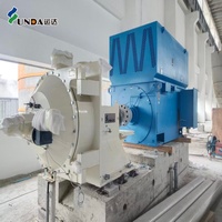 Yunda SS304 Double Disc Refiner PLC 15000 L/mnt 2-5% Konsistensi Masukan Peralatan Penghalusan Penggerak Pengumpan Hemat Energi 380V 26-30"