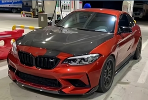 Para <span class=keywords><strong>BMW</strong></span> <span class=keywords><strong>1</strong></span> <span class=keywords><strong>Serie</strong></span> 2 <span class=keywords><strong>Serie</strong></span> F20 F22 F23 GTS Estilo F87 M2 Fibra de carbono de doble cara Bon - Product Image 3