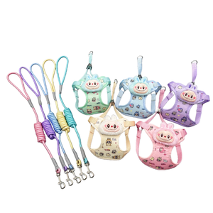 Pettorina e guinzaglio per cani Labubu, speciale per cani di piccola taglia come Teddy, cinturino pettorale, catena per cani, guinzaglio per passeggiate - Product Image 5