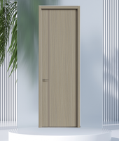 Portes intérieures préfabriquées en bois massif personnalisables avec isolation thermique, design chinois, style ferme, fabriquées en usine à Guangdong