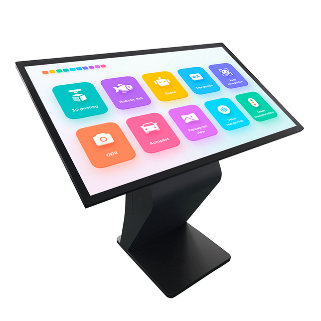 All in One Multimedia Digital Kiosk Built in Hd Lcd Display Information Monitors Touch Screen Indoor Interactive Kiosk
