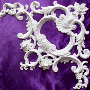 Moulures de <span class=keywords><strong>plafond</strong></span> en plâtre de gypse modernes en gros pour la décoration extérieure des hôtels et villas, respectueuses de l'environnement - Product Image 1