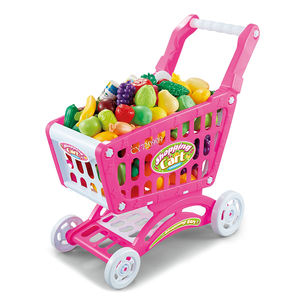 All'ingrosso giocattoli per lo Shopping per bambini fingono di giocare a carrello per la spesa di frutta e verdura Set di giocattoli alimentari - Product Image 2