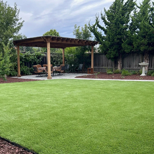 <span class=keywords><strong>Gazon</strong></span> artificiel décoratif LFL résistant au feu, <span class=keywords><strong>gazon</strong></span> synthétique pour jardin, pelouse, de haute qualité, vert toute l'année - Product Image 6