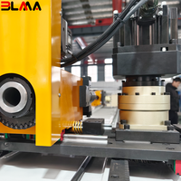 Machine à cintrer de tuyau carré en acier automatique à tête unique 63 CNC 5A MSV haute performance avec fonction de coupe 3D