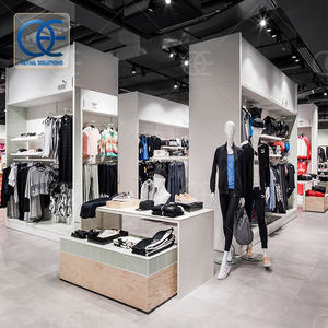 Negozio di articoli sportivi decorazione negozio di abbigliamento femminile Rack espositore appendiabiti mobili per negozio di abbigliamento - Product Image 4